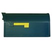 Mid Modern Dylan Curbside Mailbox Blue Side View