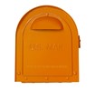 Mid Modern Dylan Curbside Mailbox Orange Front View